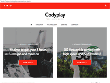 Tablet Screenshot of codyplay.com